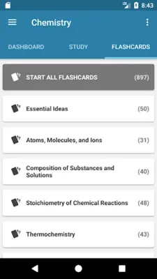 Chemistry android App screenshot 2