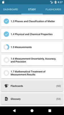 Chemistry android App screenshot 4